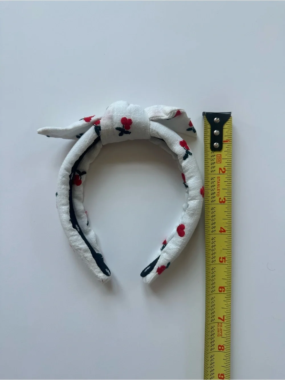 Lele Sadoughi Baby Linen Embroidered Cherry Headband | New with Tags